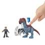 Mattel Jurassic World Therizinosaurus con Owen de Imaginext GVV63