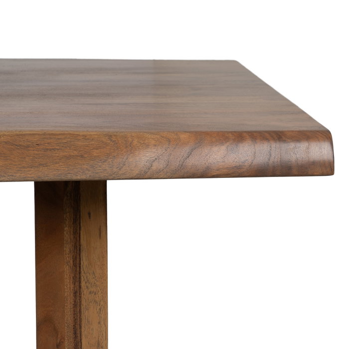 Ixia Mesa de Comedor de Madera de Acacia Marrón 240 x 100 x 76 cm Ixia Mesa de Comedor de Madera de Acacia Marrón 240 x 100 x 76 cm