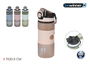 Bewinner Botella Sport Agua 500ml Medidas 6.9 x 20.7 x 7.9 cm (12 Unidades)