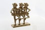 DKD Home Decor Figura de Resina Monos Bailarinas Dorado