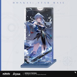 Honkai: Star Rail Adorno acrílico con purpurina Jingliu I shall be my own Sowrd 15 cm