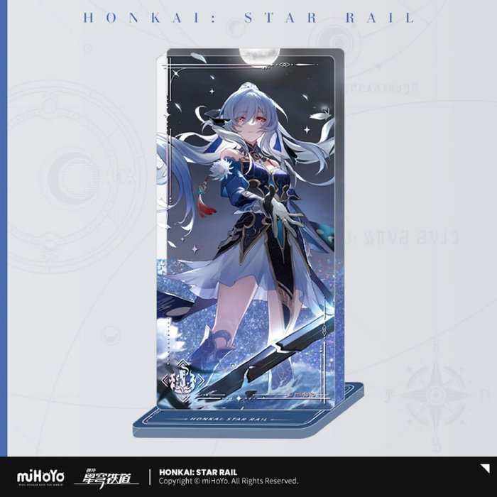 Honkai: Star Rail Adorno acrílico con purpurina Jingliu I shall be my own Sowrd 15 cm Honkai: Star Rail Adorno acrílico con purpurina Jingliu I shall be my own Sowrd 15 cm