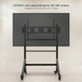 Tooq Soporte de Suelo Optimus para Pantallas de 60-105 Pulgadas Negro