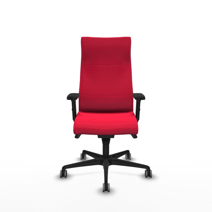 PIQUERAS Y CRESPO Sillón Albacete Rojo con Mecanismo Sincro y Brazos 2D PIQUERAS Y CRESPO Sillón Albacete Rojo con Mecanismo Sincro y Brazos 2D