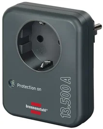 Brennenstuhl Adaptador protector de sobretensión 13.500A Antracita 1506996