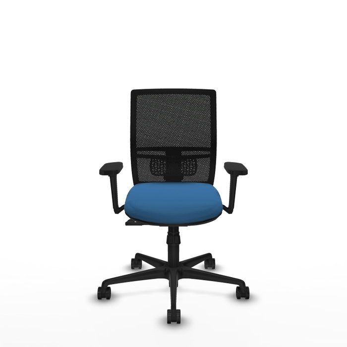 PIQUERAS Y CRESPO Silla de oficina Yunquera Azul claro y Negro