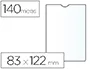 Esselte Funda Portadocumentos Cristal 83x122 mm 140 Micras PVC Transparente