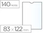 Esselte Funda Portadocumentos Cristal 83x122 mm 140 Micras PVC Transparente