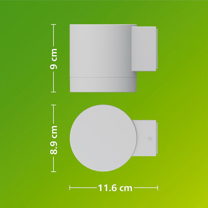 Philips Aplique de exterior LED Fylx 5 W Blanco
