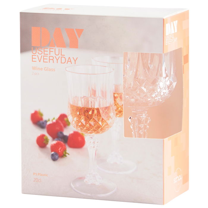 Day Juego de 2 Copas 200 ml Poliestire
