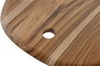 DKD Home Decor Tabla Cortar Teca Natural 35.5 x 1.5 x 40.5 cm