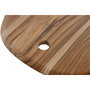 DKD Home Decor Tabla de Cortar Teca Natural 40,5x35,5x1,5 cm