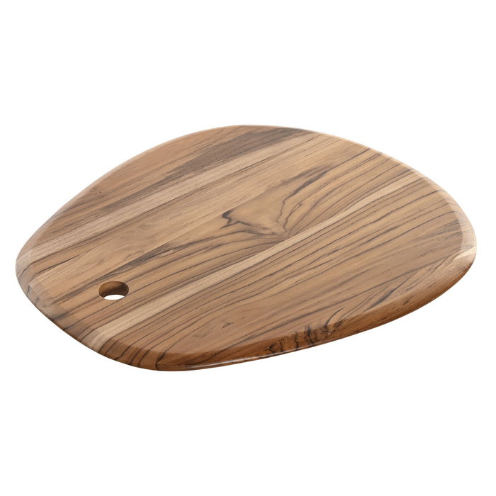 DKD Home Decor Tabla de Cortar Teca Natural 40,5x35,5x1,5 cm