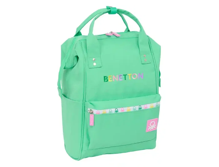 Safta Mochila Benetton Mint con asas para portátil 13 pulgadas Safta Mochila Benetton Mint con asas para portátil 13 pulgadas