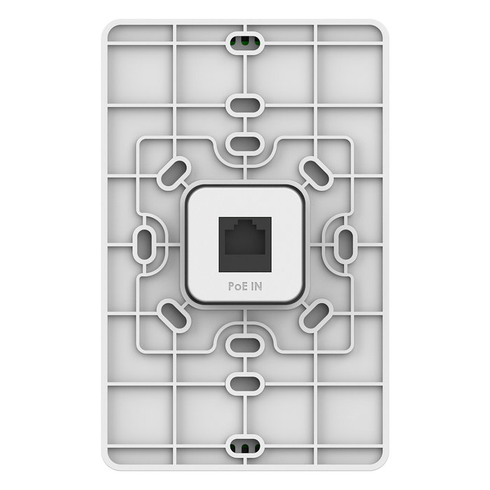 Grandstream GWN7661E In-Wall Wi-Fi 6 Access Point 2.4/5 GHz 1201 Mbit/s WEP WPA WPA2 WPA3 10/100/1000 Mbit/s