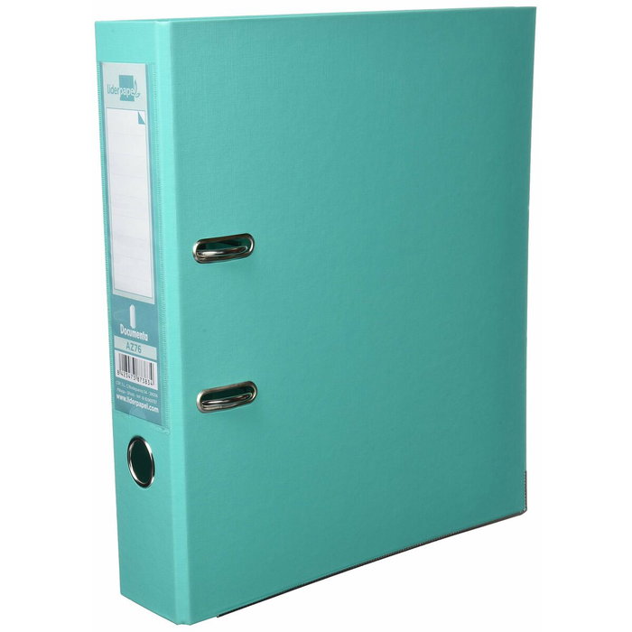 Liderpapel Archivador de Palanca A4 Verde Claro 75 mm