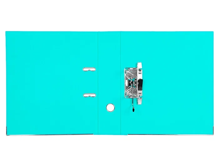 Liderpapel Archivador de Palanca Documenta A4 PVC con Rado, Compresor Metálico y Lomo de 75 mm, Verde Claro