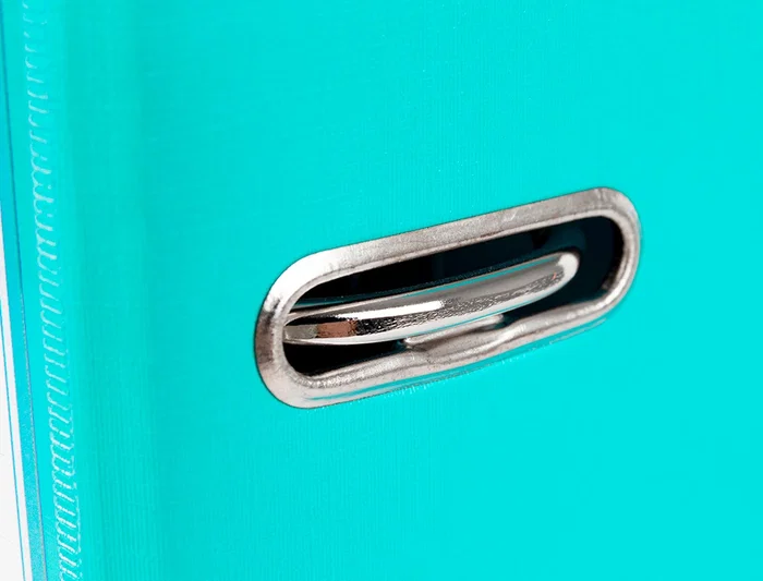 Liderpapel Archivador de Palanca Documenta A4 PVC con Rado, Compresor Metálico y Lomo de 75 mm, Verde Claro