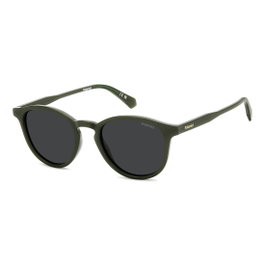 Polaroid PLD-4191-S-4C3 Gafas de sol para hombre con cristal gris y detalles verdes