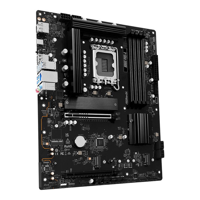 ASRock B860 Pro-A Placa Base ATX LGA 1851 DDR5 con HDMI/DP, Intel B860 Chipset para PC