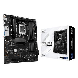 ASRock B860 Pro-A Placa Base ATX LGA 1851 DDR5 con HDMI/DP, Intel B860 Chipset para PC