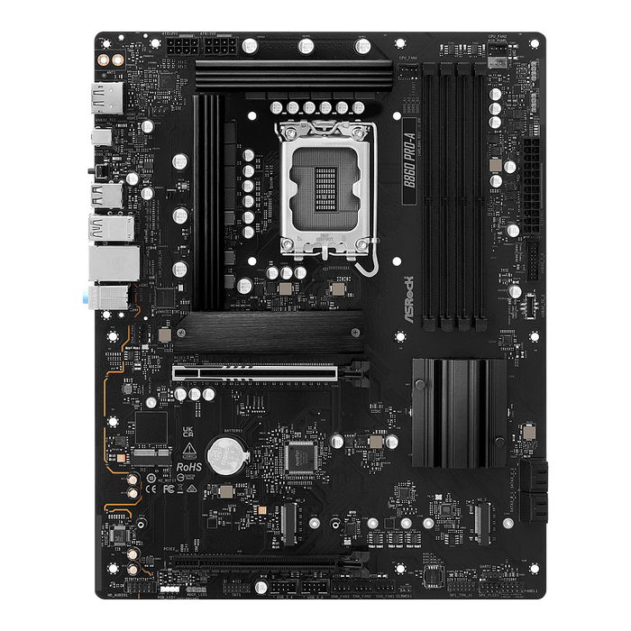 ASRock B860 Pro-A Placa Base ATX LGA 1851 DDR5 con HDMI/DP, Intel B860 Chipset para PC