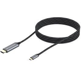 Conceptronic ABBY10G Adaptador USB-C a HDMI 4K 60Hz, Cable 2m, Plug and Play, Carcasa Aluminio