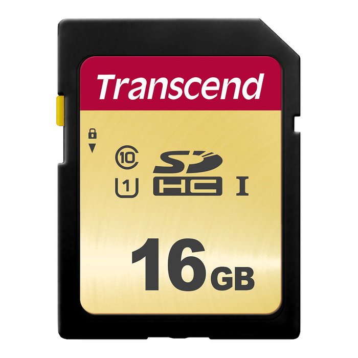 Transcend SDC500S Tarjeta de Memoria SDHC 16 GB, UHS-I, Clase 10, 95 MB/s Lectura, 20 MB/s Escritura, Resistente a Agua, Golpes y Temperatura