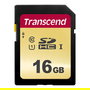 Transcend SDC500S Tarjeta de Memoria SDHC 16 GB, UHS-I, Clase 10, 95 MB/s Lectura, 20 MB/s Escritura, Resistente a Agua, Golpes y Temperatura