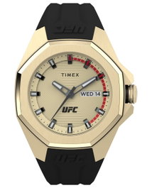 Timex TW2V57100 UFC PRO Men's Silicone Dorado y Negro
