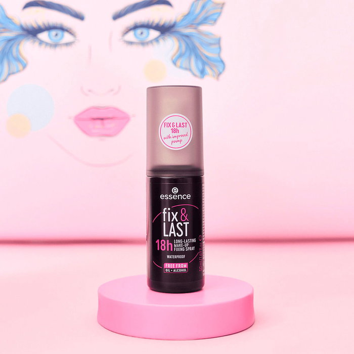 Essence FIX & LAST 18H LONG-LASTING Spray Fijador de Maquillaje 50 ml