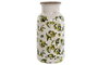 DKD Home Decor Jarrón de Gres Olivo Verde 15x15x31,5 cm
