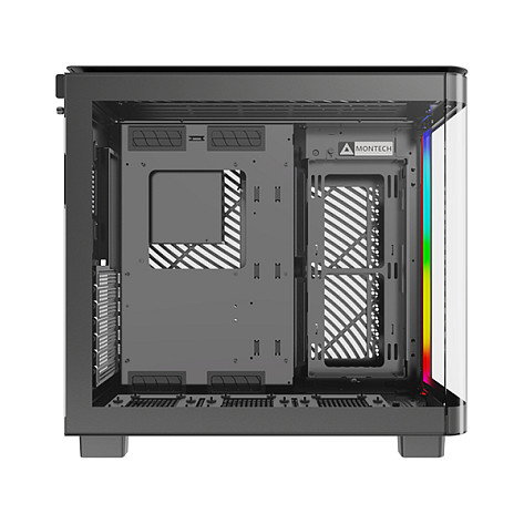 Montech KING 95, Caja PC Midi Tower Negra, ATX, micro ATX, Mini-ITX, SPCC, Vidrio Templado, para Juego