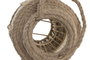 DKD Home Decor Portavelas Tropical Natural Hoja de Palmera Yute 18.5 x 42 x 18.5 cm (4 Unidades)