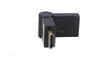 AKYGA Adaptador HDMI enchufe a HDMI enchufe móvil ±90°, negro