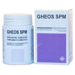 Gheos SPM 60 Cápsulas - Complemento para la mujer: molestias del ciclo menstrual, relajación y bienestar mental, drenaje de líquidos.