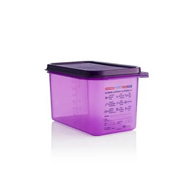 ARAVEN GN 1/4 Hermético Antialérgico Morado