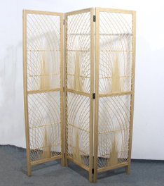 DKD Home Decor Biombo Balines Natural Bambú 136 x 180 x 2.5 cm