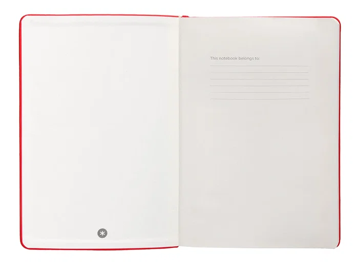 Antartik Cuaderno A5 Tapa Dura Rojo 100 Hojas Rayas 80gr FSC Colección Antartik Notes