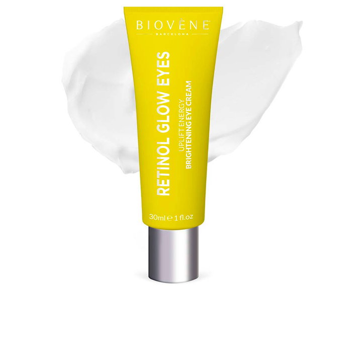 Biovène RETINOL GLOW EYES Uplift Energy Brightening Eye Cream - Crema Contorno de Ojos con Retinol, Energizante e Iluminadora - 30 ml