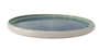 DKD Home Decor Plato de Gres Esmaltado Azul Marino Jewel Blue 25