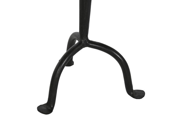 DKD Home Decor Portavelas Negro Metal Set de 3 Piezas 26 x 107 x 26 cm