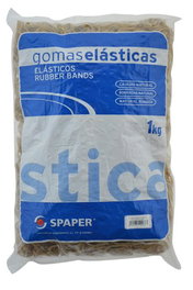 SPAPER Gomas elásticas de 140 mm Nº14 bolsa de 1 kg