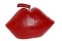 DKD Home Decor Vela Labios Rojo Rosa 7 x 8.5 x 15 cm (2 Unidades)