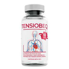 BEQUISA Tensiobeq 60Cap Complemento Alimenticio para Tensión Arterial con Extracto de Olivo, Hibisco y Espino Blanco
