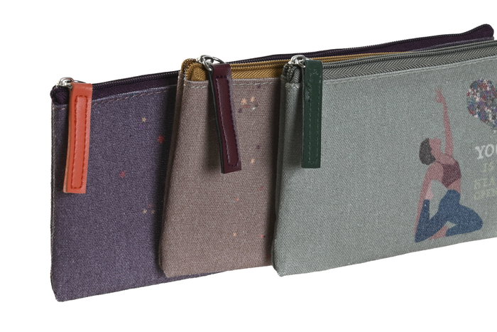 DKD Home Decor Estuche Moderno Burdeos Verde 1 x 9.5 x 22.5 cm (3 Unidades) DKD Home Decor Estuche Moderno Burdeos Verde 1 x 9.5 x 22.5 cm (3 Unidades)