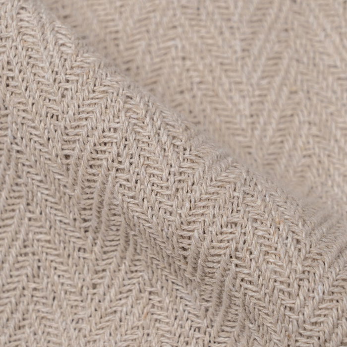 Plaid Espiga Marrón Claro Algodón 280 X 260 cm Plaid Espiga Marrón Claro Algodón 280 X 260 cm