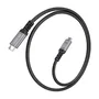 Aisens Cable USB4 Gen3x2 Aluminio 40Gbps 1m Negro USB-C a USB-C