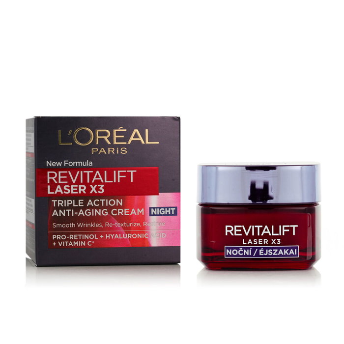 L'ORÉAL PARIS Revitalift Laser Crema Noche Antiedad 50 ml