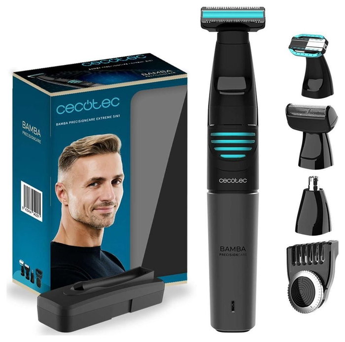 Cecotec Bamba PrecisionCare Extreme 5-in-1 con accesorios para rostro y cuerpo en negro Cecotec Bamba PrecisionCare Extreme 5-in-1 con accesorios para rostro y cuerpo en negro